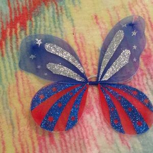 A Patriotic pair of fairy wings! For all sizes!